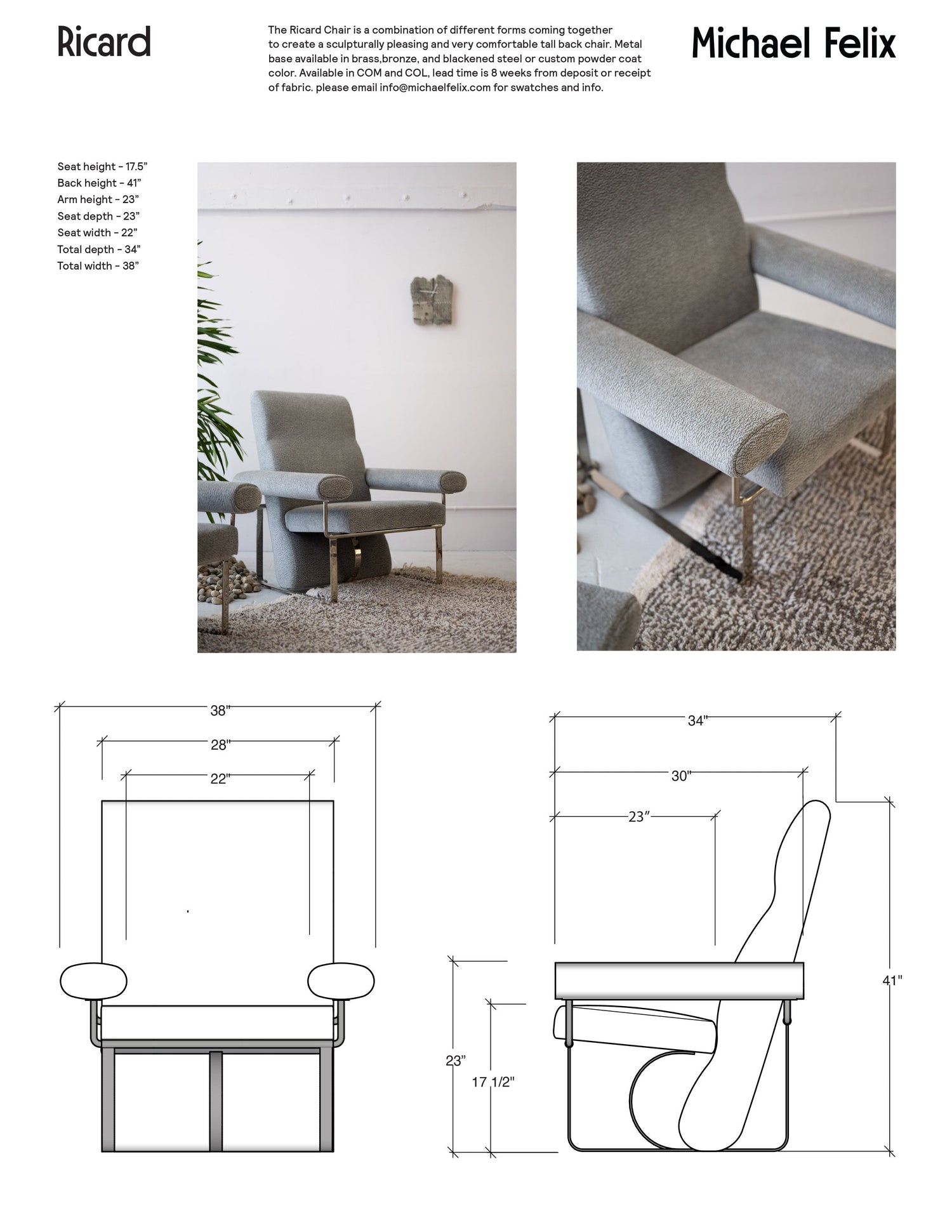 Ricard Chair • Sample