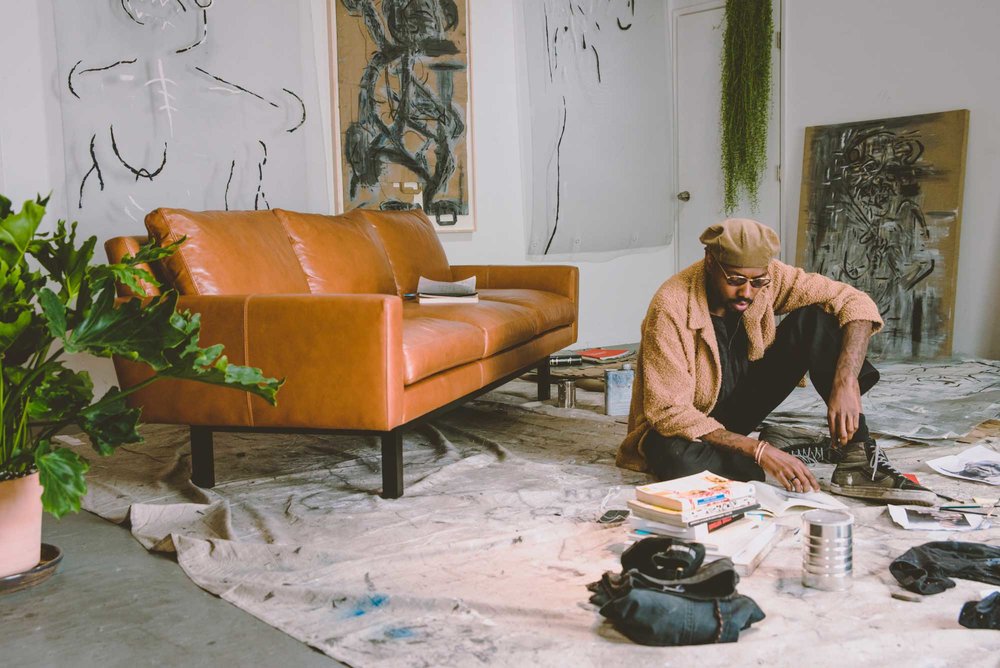 Metal Base in Brass or Blackened Steel