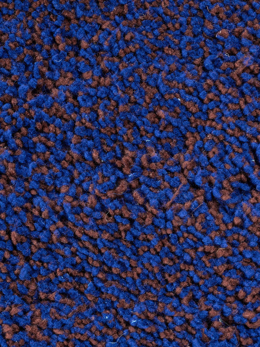 Noise Rug, Blue and Dark Brown MICHAEL FELIX