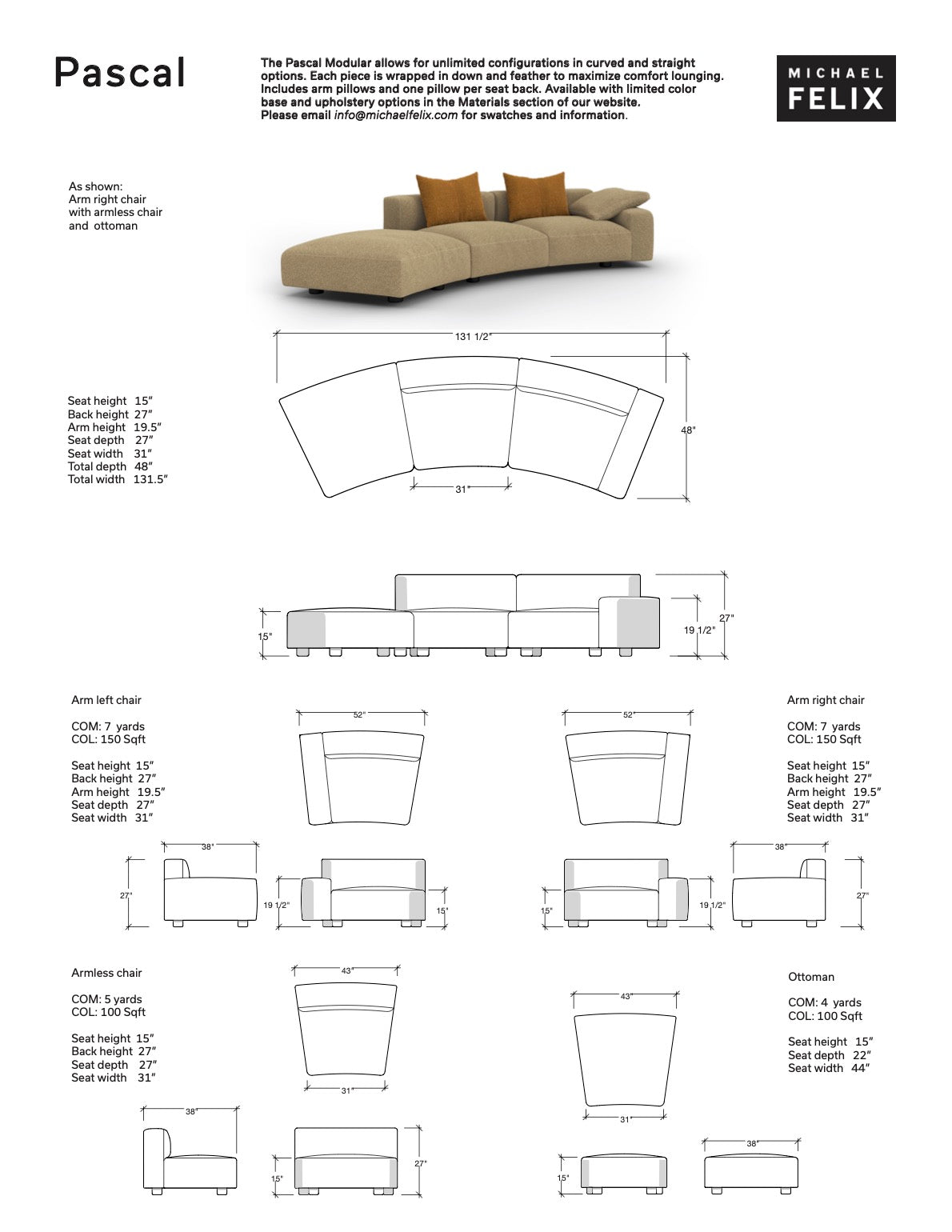 Pascal Modular Sofa