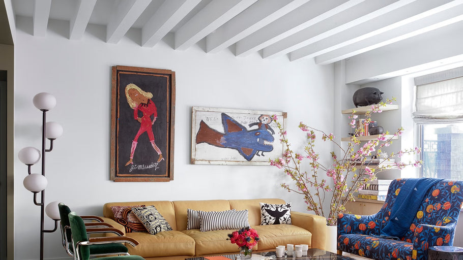 Elle Decor: House Tour: A Fashionable, Family-Friendly West Village Apartment